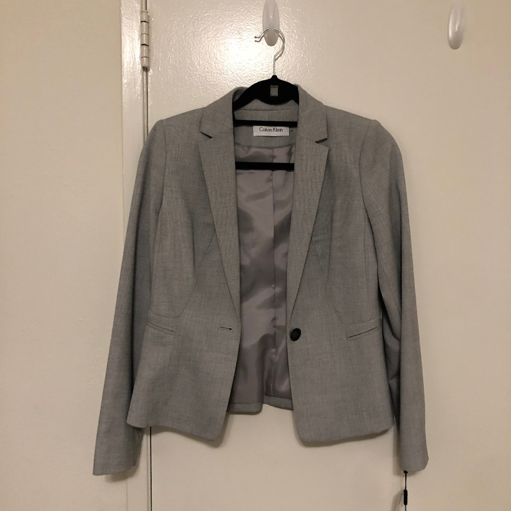 Gray Calvin Klein Blazer - Never Worn
